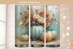 Vintage Pumpkin Tumbler Wrap  Fall Tumbler Wrap Sublimation