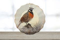 Vintage Quail Bird Wind Spinner Bundle Product Image 2