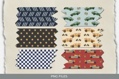 Vintage Racing Car Seamless Pattern Tape Product Image 1