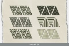 Vintage Raven and Floral Seamless Pattern Bunting Banner Product Image 1