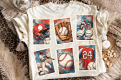 Retro Baseball PNG, Vintage Baseball PNG, Baseball Mama PNG Product Image 2