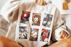 Retro Baseball PNG, Vintage Baseball PNG, Baseball Mama PNG Product Image 4