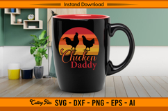Vintage Retro Chicken Daddy Farm Life SVG Product Image 3