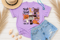 Vintage Retro Halloween Doodle PNG- Trick or Treat Product Image 3