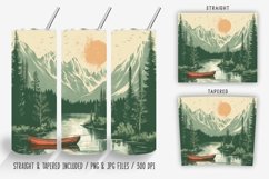 Vintage River Outdoors Tumbler Wrap PNG