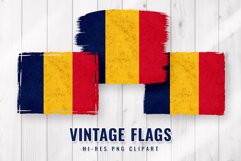 Romanian Grunge Flag Distressed Sublimation Backgrounds Product Image 1