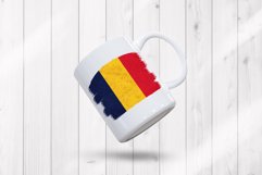 Romanian Grunge Flag Distressed Sublimation Backgrounds Product Image 3