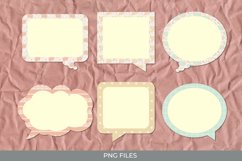 Vintage Rose Flowers Speech Bubbles Product Image 1