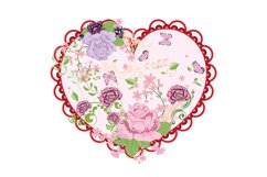 Vintage Roses Ornament and Heart Product Image 2