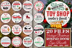 Round door Sign Christmas Svg Bundle, Christmas Svg bundle Product Image 1