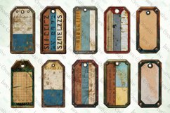 Vintage Ruined Metal Tags Bundle Product Image 4