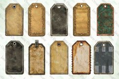 Vintage Ruined Metal Tags Bundle Product Image 3