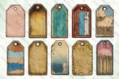 Vintage Ruined Metal Tags Bundle Product Image 2