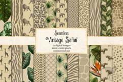 Vintage Safari Digital Paper Product Image 1