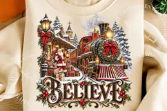 Vintage Santa Christmas PNG Product Image 5