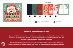 Vintage Santa Claus 3D Layered Paper Cut Happy - Holiday 3D Product Image 5
