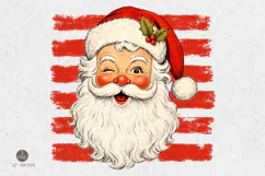 Vintage Santa Claus PNG - Christmas Sublimation Design Product Image 1