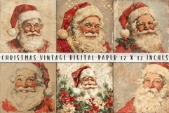 Vintage Christmas Junk Journal Scrapbook Paper Product Image 2