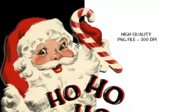 Vintage Santa Png Christmas Sublimation Retro Santa Png