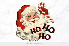 Vintage Santa Png Christmas Sublimation Retro Santa Png