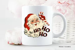 Vintage Santa Png Christmas Sublimation Retro Santa Png