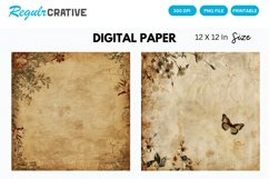 Vintage Scrapbook Digital Paper Product Image 1