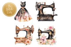 Vintage Seamstress Atelier Clipart Set - 25 .PNG Files Product Image 6