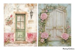 Old Door Junk Journal Pages | Vintage Scrapbooking JPG Product Image 3