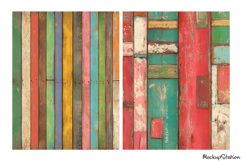 Old Wood Papers Junk Journal Background | Printable Pages Product Image 3