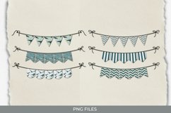 Vintage Shark Seamless Pattern Bunting Banner Product Image 1