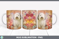 GorgeousDecoupage Sheepdogs Mug Wrap design.