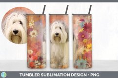 Bundle of six Decoupage Sheepdogs Tumbler designs.