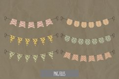 Vintage Shrimp Seamless Pattern Bunting Banner Product Image 1