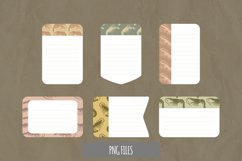 Vintage Shrimp Seamless Pattern Shaped Journaling Page Product Image 1