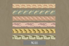 Vintage Shrimp Seamless Pattern Stripe Product Image 1