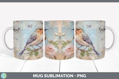 GorgeousDecoupage Skylarks Mug Wrap design.