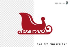 Sleigh SVG for cricut