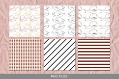 Vintage Snail Seamless Pattern Paper Packs Product Image 1