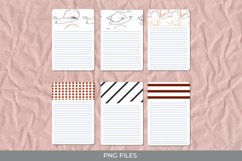 Vintage Snail Seamless Pattern Shaped Journaling Area Product Image 1