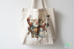 Vintage Snowman Clipart Sublimation Product Image 3