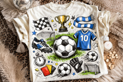 Retro Soccer PNG, Soccer PNG Sublimation, Soccer Mama PNG Product Image 2