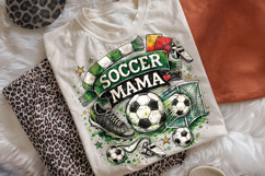 Retro Soccer Mama PNG, Soccer PNG Sublimation, Soccer Ball Product Image 2