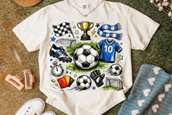 Retro Soccer PNG, Soccer PNG Sublimation, Soccer Mama PNG Product Image 4