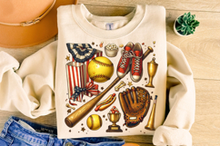 Retro Softball PNG, Softball Coquette PNG, Softball Mama PNG Product Image 3