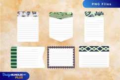 Vintage Sport Badges Shaped Journaling Pages Product Image 1