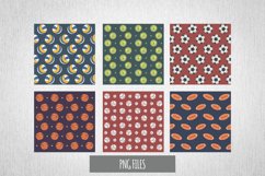 Vintage Sport Ball Seamless Pattern Paper Packs Product Image 1