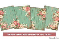 Old Wood Papers Junk Journal Background | Printable Pages Product Image 1