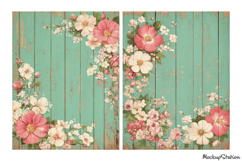 Old Wood Papers Junk Journal Background | Printable Pages Product Image 2