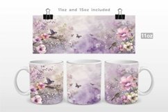 Vintage Spring Botanical Mug Wrap
