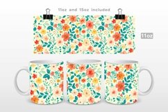 Vintage Spring Flowers Mug Wrap